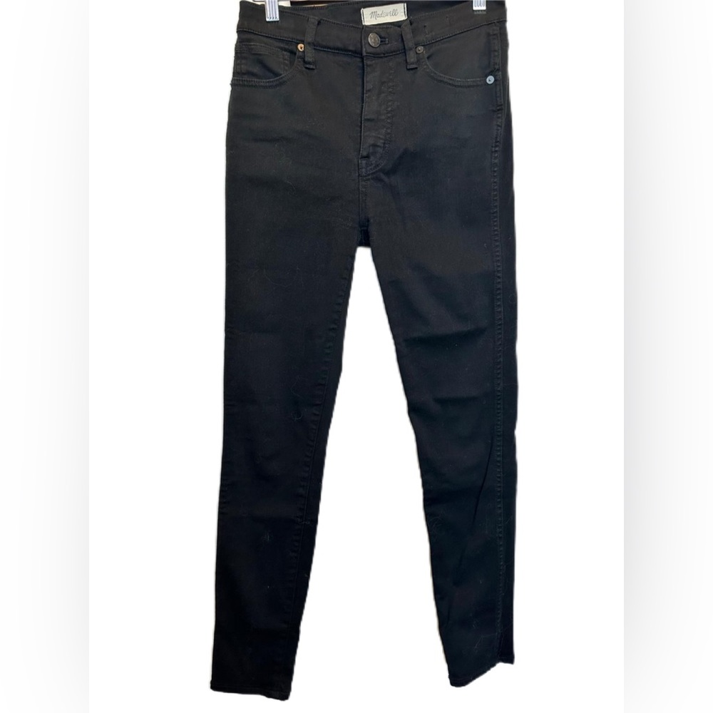 Madewell 10” High-Rise skinny jeans Black size 27